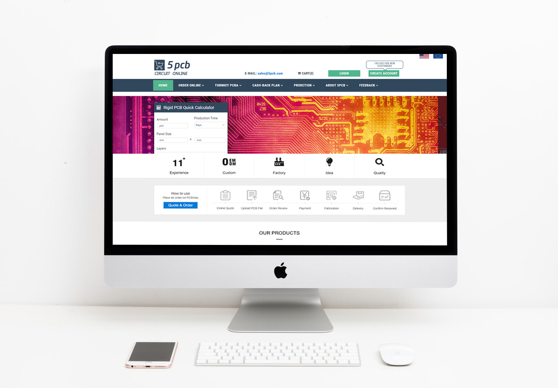 D.M. 电子PCB在线贸易平台