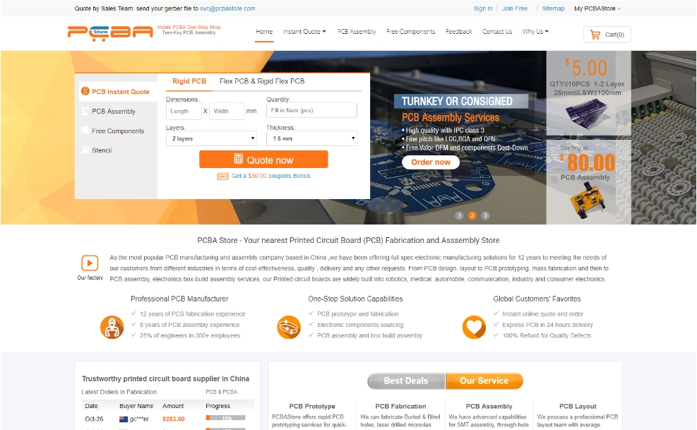 百新谷软件智能数据可视化PCB+SMT下单系统赋能